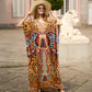 Women's Side Split Kaftan Swimsuit Cover-Up