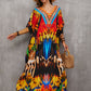 Print Kaftan Beach Loungewear Dress for Women