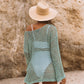 Women's Sexy Off-Shoulder Crochet Bikini Cover Up