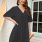 Flowy V-Neck Beach Dress: Women's Swimsuit Cover Up