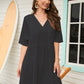 Flowy V-Neck Beach Dress: Women's Swimsuit Cover Up