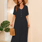 V-Neck Women's Kaftan Loungewear & Long Cover-Ups