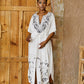 Women's Side Split Plus Size Kaftan Maxi Dress