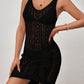 Sleeveless Crochet Swimwear Cover Up - Sexy Knit Dress