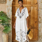 Women's Side Split Plus Size Kaftan Maxi Dress