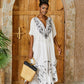 Women's Side Split Plus Size Kaftan Maxi Dress