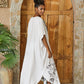 Women's Side Split Plus Size Kaftan Maxi Dress