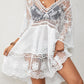 Women's V-Neck Lace Bikini Beach Dress Cover Up