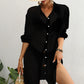 Long Sleeve Button-Down Beach Shirt: Women's Swimsuit Cover Up