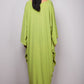 V-Neck Batwing Sleeve Plus Size Beach Caftan