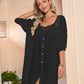 Button-Down Lace Beach Dress: Women's Swimsuit Cover Up