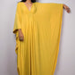 V-Neck Batwing Sleeve Plus Size Beach Caftan