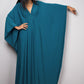 V-Neck Batwing Sleeve Plus Size Beach Caftan