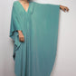 V-Neck Batwing Sleeve Plus Size Beach Caftan