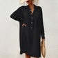 Long Sleeve Button-Down Beach Shirt Cover Up for Women