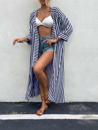 Women's Long Sleeve Beach Kimono Cover Up