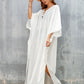 Women's Loose V-Neck Beach Caftan Cover Up Dress