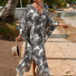 Plus Size Zebra Print Beach Caftan Dress