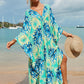 Plus Size Zebra Print Beach Caftan Dress