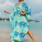 Plus Size Zebra Print Beach Caftan Dress