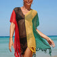 V-Neck Crochet Tassel Coverups - Women's Swimwear