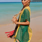 V-Neck Crochet Tassel Coverups - Women's Swimwear