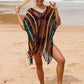 V-Neck Crochet Tassel Coverups - Women's Swimwear