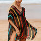 V-Neck Crochet Tassel Coverups - Women's Swimwear