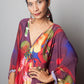 Plus Size Batwing Sleeve Beach Kaftan Swimsuit Cover Ups