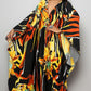 Plus Size Batwing Sleeve Beach Kaftan Swimsuit Cover Ups