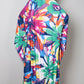 Plus Size Batwing Sleeve Beach Kaftan Swimsuit Cover Ups