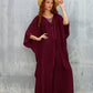 Women's Loose V-Neck Beach Caftan Cover Up Dress