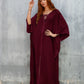 Women's Loose V-Neck Beach Caftan Cover Up Dress