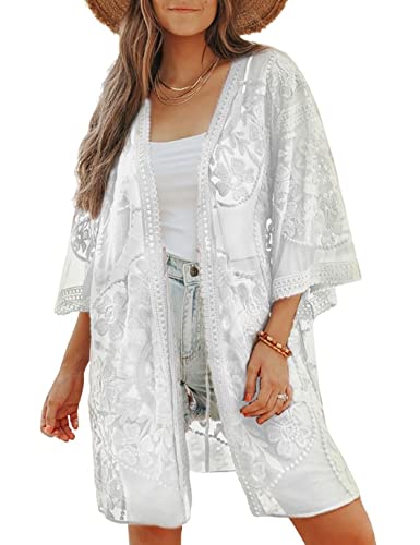 Sexy Lace Kimono Robe: Women's Swimsuit Cover Up & Lingerie